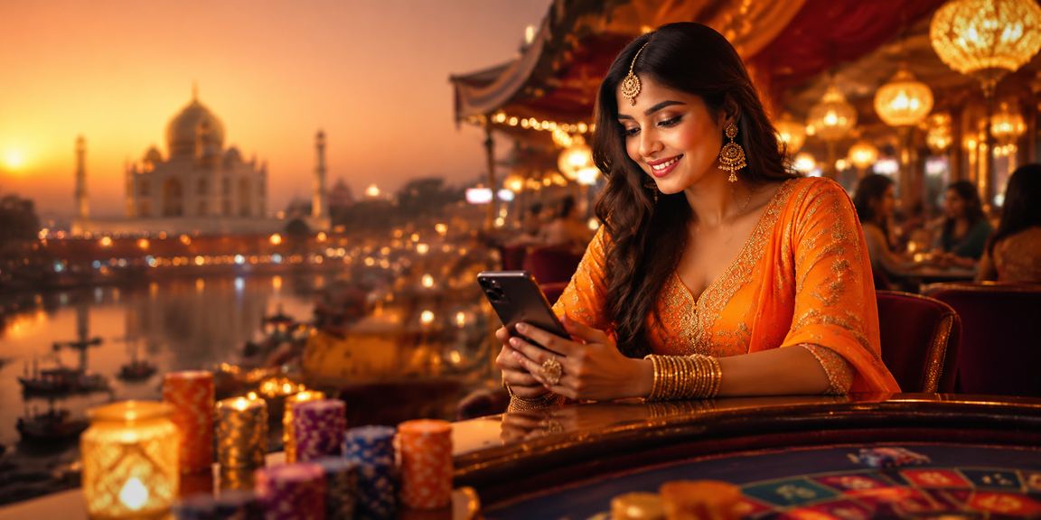 Agra Taj Mahal night market representing safe and secure gaming environment